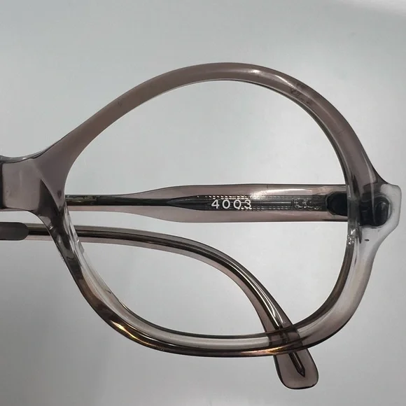 Vintage B&L BAUSCH & LOMB USA 54-16 Gray Oversized Women’s Eyeglasses 1970’s